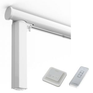 Silent Gliss 7650 - 50mm Electric Curtain Pole - Radio Remote Operation