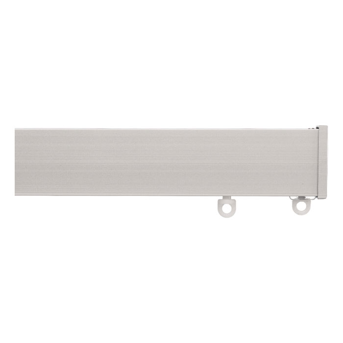 Silent Gliss 6100 36mm Metro Flat Curtain Pole With Gliders The