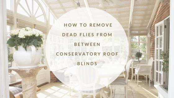 Conservatory with roof blinds