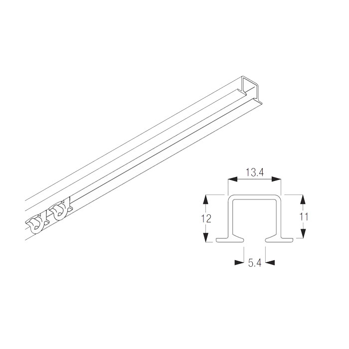 The Curtain Pole Track Co, How To Install Recessed Ceiling Curtain Track